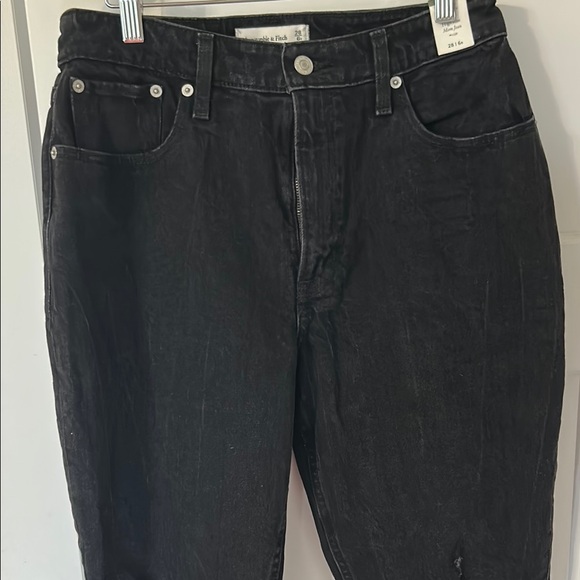 Abercrombie & Fitch Black Distressed Ankle Jeans - Picture 2 of 10
